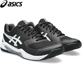 アシックス asics メンズ テニスシューズ GEL-デリケート 8 オールコート GEL-DEDICATE 8 ブラック×ホワイト 1041A408 001