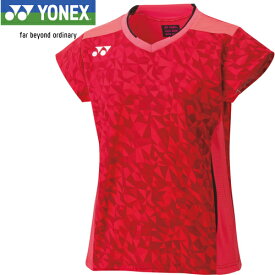 ヨネックス YONEX レディース ゲームシャツ フィットシャツ シャインレッド 20720 716
