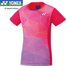 ヨネックス YONEX キッズ ゲームシャツ ブライトピンク 20739J 122