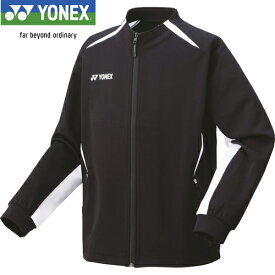 ヨネックス YONEX メンズ バドミントンウェア ジャケット ニットウォームアップシャツ ブラック 51045 007