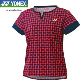 ヨネックス YONEX レディース ゲームシャツ クリスタルレッド 20741 688