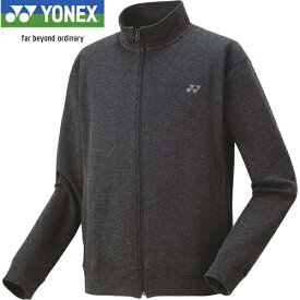 ヨネックス YONEX メンズ レディース テニスウェア ジャケット ニットウォームアップシャツ ブラック 51047 007