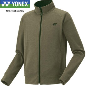 ヨネックス YONEX メンズ レディース テニスウェア ジャケット ニットウォームアップシャツ モスグリーン 51047 180