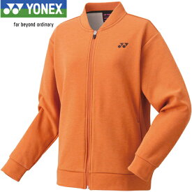 ヨネックス YONEX レディース テニスウェア ジャケット ニットウォームアップシャツ カッパーオレンジ 58104 292