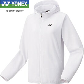 ヨネックス YONEX レディース テニスウェア ジャケット ニットウォームアップパーカー ホワイト 58106 011