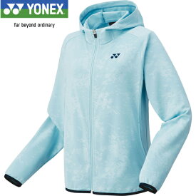 ヨネックス YONEX レディース テニスウェア ジャケット ニットウォームアップパーカー ライトブルー 58106 033