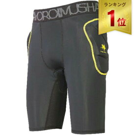 【楽天1位】 鎧武者 YOROI MUSHA メンズ レディース ショートヒッププロテクター XRD ブラック YM-1737