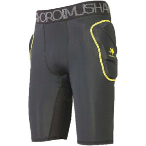 yyV1ʁz Z YOROI MUSHA Y fB[X V[gqbvveN^[ | SHORT HIP PROTECTORiPORONj BK YM-1737