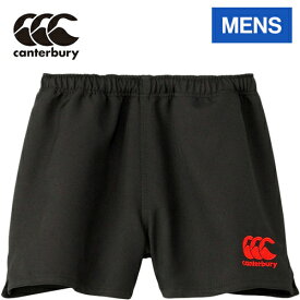 カンタベリー CANTERBURY メンズ ラグビーウェア ゲームパンツ ラグビーショーツ スタンダード RUGBY SHORTS STANDARD ブラック RG23721B BK