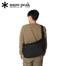 スノーピーク snowpeak エブリディ ユース ミドル ショルダーバッグ Everyday Use Middle Shoulder Bag ブラック AC-21AU416R Black