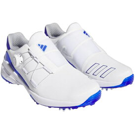アディダスゴルフ adidas Golf メンズ ゴルフシューズ ゼットジー23 ボア ホワイト/ブルー/シルバー LIH91