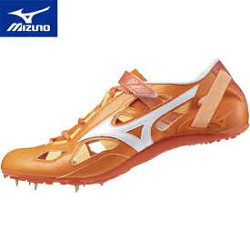 ★セールsale 21～28％OFF★ ミズノ MIZUNO メンズ レディース 陸上 スパイク クロノインクス9 CHRONO INX 9 オレンジ×ホワイト U1GA2100 51