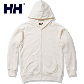 ヘリーハンセン HELLY HANSEN メンズ パーカー HHロゴフルジップスウェットフーディー HH Logo Full-zip Sweat Hoodie アイボリー HE32321 IV