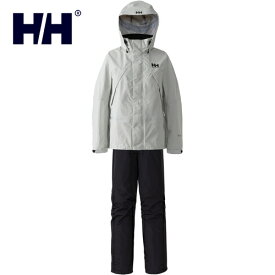 ヘリーハンセン HELLY HANSEN レディース レインウェア ヘリーレインスーツ Helly Rain Suit ペブルグレー HOE12311 PG