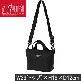 マンハッタンポーテージ Manhattan マイクロポーテージ トートバッグ マット ツイル Micro Portage Tote Bag Matte Twill ブラック MP1381MTWL 1000