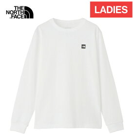 ザ・ノース・フェイス ノースフェイス レディース 長袖Tシャツ ロングスリーブスモールボックスロゴティー L/S Small Box Logo Tee ホワイト NTW32441 W