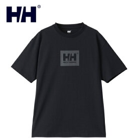 ヘリーハンセン HELLY HANSEN メンズ レディース 半袖Tシャツ ショートスリーブ HHロゴティー S/S HH Logo Tee ブラック HH62406 K
