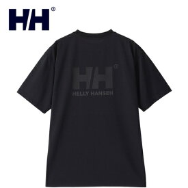 ヘリーハンセン HELLY HANSEN メンズ レディース 半袖Tシャツ ショートスリーブ HHウェーブロゴティー S/S HH Wave Logo Tee ブラック HH62409 K
