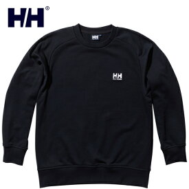 ヘリーハンセン HELLY HANSEN レディース トレーナー HHロゴスウェットクルー HH Logo Sweat Crew ブラック HE32323 K