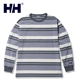 ヘリーハンセン HELLY HANSEN メンズ 長袖Tシャツ ロングスリーブマルチボーダーティー L/S Multi Border Tee SYグレー HOE32323 SY