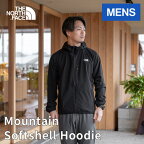 ザ・ノース・フェイス ノースフェイス メンズ パーカー マウンテンソフトシェルフーディ Mountain Softshell Hoodie ブラック NP22401 K