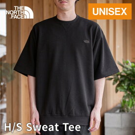 ザ・ノース・フェイス ノースフェイス メンズ レディース 半袖Tシャツ ハーフスリーブスウェットティー H/S Sweat Tee ブラック NT12446 K