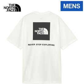 ザ・ノース・フェイス ノースフェイス メンズ 半袖Tシャツ ショートスリーブバックスクエアーロゴティー S/S Back Square Logo Tee ホワイト NT32447 W