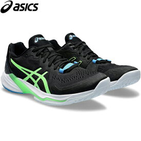 アシックス asics メンズ バレーボールシューズ スカイエリート FF 2 SKY ELITE FF 2 ブラック/ライムバースト 1051A064 005