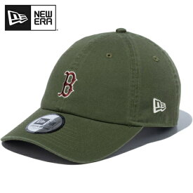 ニューエラ NEW ERA メンズ レディース キャップ カジュアルクラシック MLB Casual Classic ボストン・レッドソックス ミッドロゴ オリーブ×マルチカラー 14109546