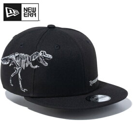 ニューエラ NEW ERA キッズ 帽子 Youth 9FIFTY Dinosaur ティラノサウルス サイド ブラック 14111878