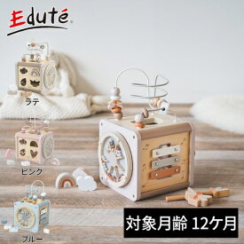 エデュテ Edute ベビー おもちゃ レーベルレーベル アクティビティキューブ