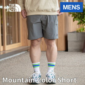 ザ・ノース・フェイス ノースフェイス メンズ パンツ マウンテンカラーショーツ Mountain Color Short ヒューズボックスグレー NB42401 FG