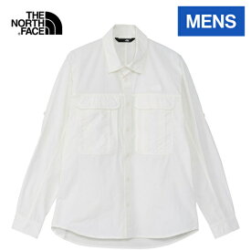 ザ・ノース・フェイス ノースフェイス メンズ 長袖シャツ ラッスルキャノピーシャツ Rustle Canopy Shirt オフホワイト NR12302 OW