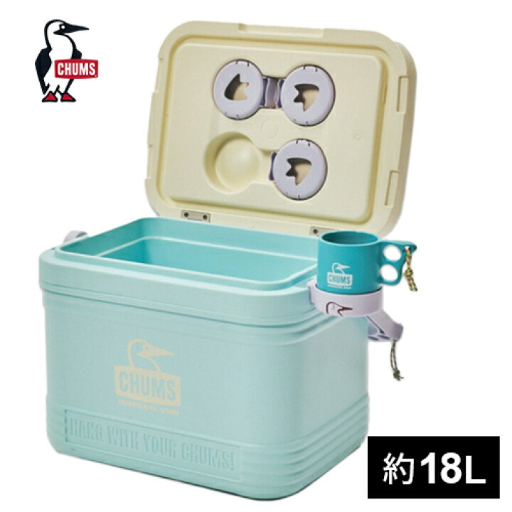 楽天市場】チャムス CHUMS クーラーボックス キャンパー クーラー 18L Camper Cooler 18L ミント/クリーム CH62-1893  M115 : YOCABITO 楽天市場店 チャムス キャンパークーラー 18L CH62-1893 キャンプ クーラーボックス ハードクーラー レトロ