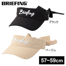 ブリーフィング BRIEFING レディース ゴルフウェア 帽子 リボンバイザー WS RIBBON VISOR BRG241W66