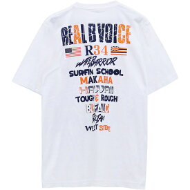 リアルビーボイス RealBvoice メンズ 半袖Tシャツ XXLサイズ RBV タフ＆ラフ Tシャツ XXL RBV TOUGH＆ROUGH T-SHIRT ホワイト 10451-11793A wt