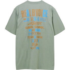 リアルビーボイス RealBvoice メンズ 半袖Tシャツ XXLサイズ RBV タフ＆ラフ Tシャツ XXL RBV TOUGH＆ROUGH T-SHIRT グリーン 10451-11793A gr