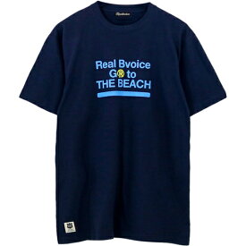 リアルビーボイス RealBvoice メンズ 半袖Tシャツ パーキング パーミット Tシャツ PARKING PERMIT T-SHIRT ネイビー 10451-11794 nv