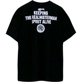 リアルビーボイス RealBvoice メンズ 半袖Tシャツ XXLサイズ RBV ウォーターマン Tシャツ XXL RBV WATERMAN T-SHIRT ブラック 10451-11796A bk