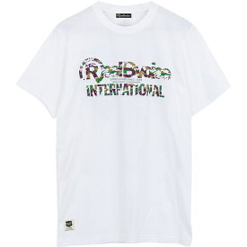 リアルビーボイス RealBvoice メンズ 半袖Tシャツ RBV カモフラージュ Tシャツ RBV CAMOUFLAGE T-SHIRT ホワイト 10451-11797 wt