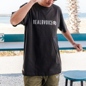 リアルビーボイス RealBvoice メンズ 半袖Tシャツ RBV シン ロゴ Tシャツ RBV THIN LOGO T-SHIRT スミ 10451-11800 sm