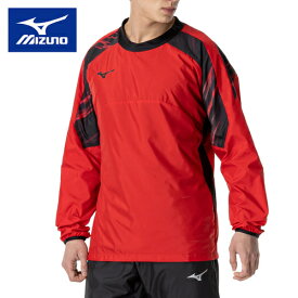 ミズノ MIZUNO メンズ レディース ピステシャツ チャイニーズレッド P2MEA525 62