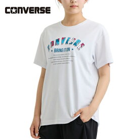 コンバース CONVERSE レディース バスケットボール トレーニングウェア ガールズプリントTシャツ ホワイト CB341351 1100