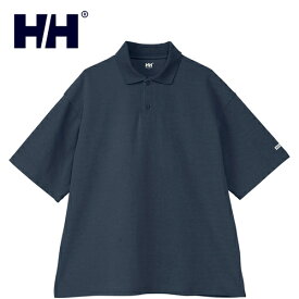 ヘリーハンセン HELLY HANSEN メンズ レディース ポロシャツ ショートスリーブ マリンパイルポロ S/S Marine Pile Polo ディープネイビー HH32420 DN