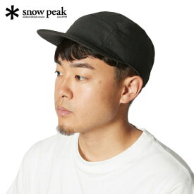 スノーピーク snowpeak メンズ レディース 帽子 FR ストレッチキャップ FR Strech Cap ブラック AC-24SU001 BK