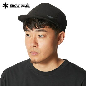 スノーピーク snowpeak メンズ レディース 帽子 トーンドトラウト サンガードキャップ Toned Trout Sun Guard Cap ブラック TT2410-AC02 BK