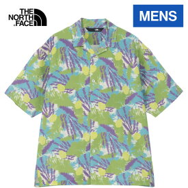 ザ・ノース・フェイス ノースフェイス メンズ 半袖シャツ ショートスリーブアロハベントシャツ S/S Aloha Vent Shirt ペイントプランツグラベル NR22330 PG
