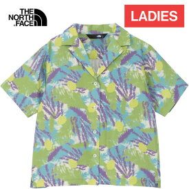 ザ・ノース・フェイス ノースフェイス レディース 半袖シャツ ショートスリーブアロハベントシャツ S/S Aloha Vent Shirt ペイントプランツグラベル NRW22330 PG