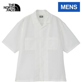 ザ・ノース・フェイス ノースフェイス メンズ 半袖シャツ ショートスリーブシアサッカーベントメッシュシャツ S/S Seersucker Vent Mesh Shirt オフホワイト NR22360 OW