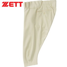 ゼット ZETT メンズ 野球ウェア ユニフォームパンツ プロステイタス ショートフィットパンツ アイボリー BU528CP 3100